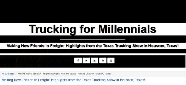 Making New Friends in Freight: Highlights from the Texas Trucking Show in Houston, Texas!